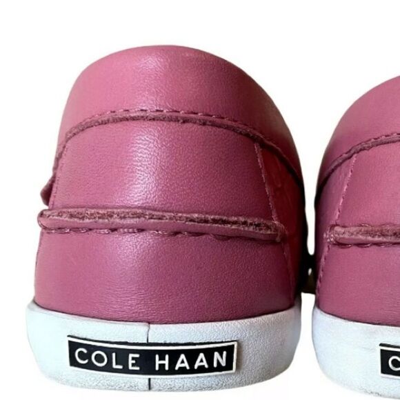 Cole Haan Nantucket Rose Wne Embossed Loafer NWB - Picture 3 of 9